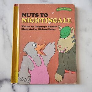 Sweet pickles Nuts to Nightingale  vintage '70s children's hardback book kids fi